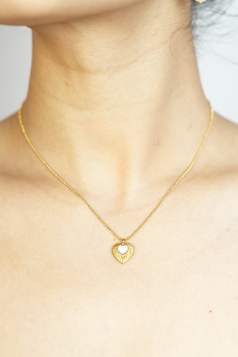 Halo Heart Necklace