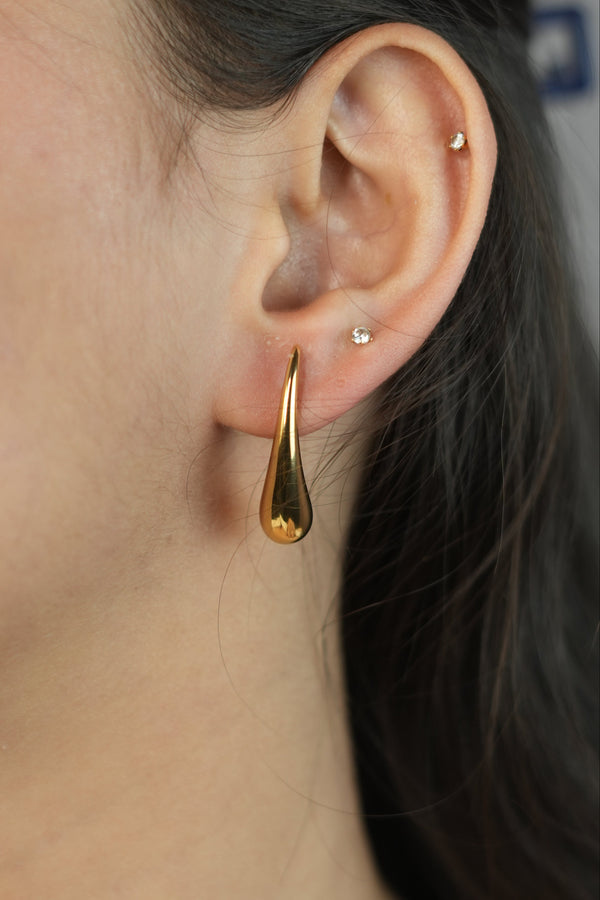 Sleek Teardrop Earrings